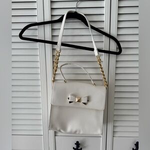 Betsey Johnson White Bag